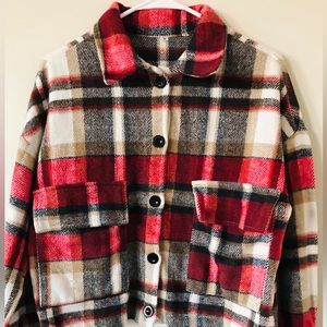 Red Flannel Shacket Size Medium